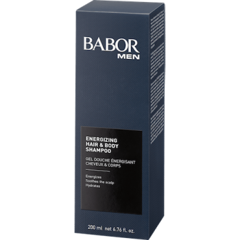 Verpackung BABOR MEN Energizing Hair und Body Shampoo - Energetisierendes Duschgel