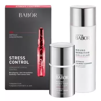 BABOR Care Set Stress Control (Intensive Calming Cleanser, Stress Control, Intensive Calming Cream)