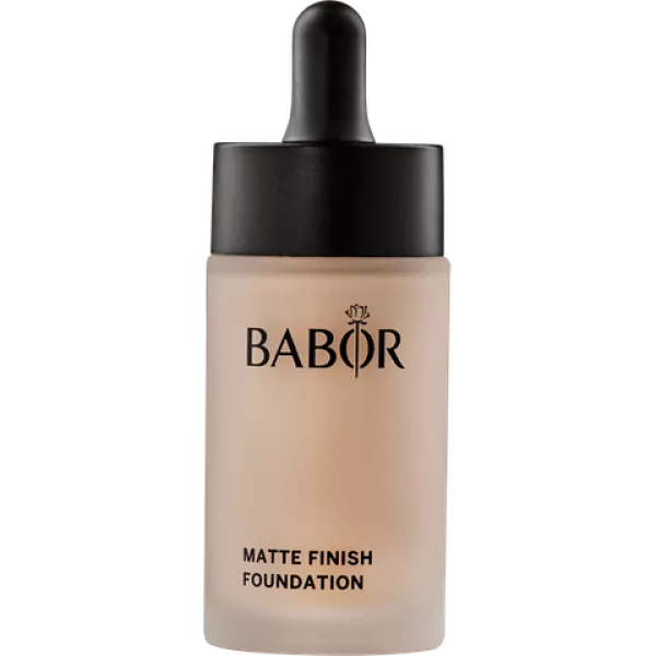 BABOR Matte Finish Foundation 04 almond 645104 Flüssige matt Foundation mit Ampullen Power