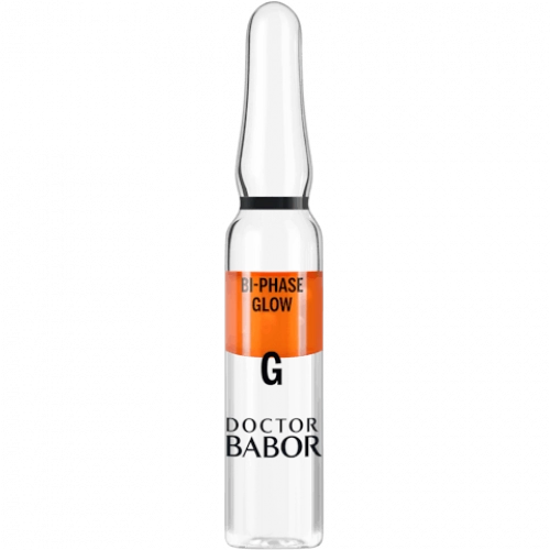 DOCTOR BABOR Bi-Phase Glow Ampoule Serum Concentrate 14 ml – 7-Tage Glow-Kur mit Vitamin C & Astaxanthin