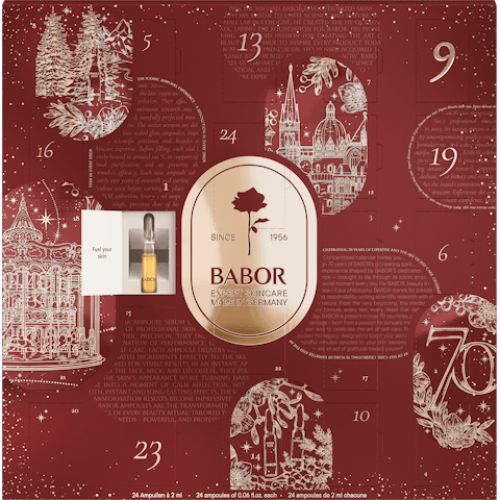 BABOR Adventskalender - 24 perfekt aufeinander abgestimmte Wirkstoffkonzentrate hinter jedem Türchen